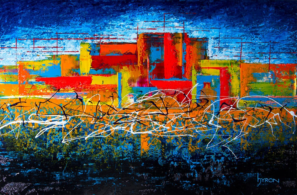 Remembering-South-Beach--36x24-mixed-media-on-stainless-steel-web