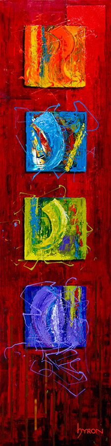 Four-Square-12x48-mixed-media-on-stainless-steel_web